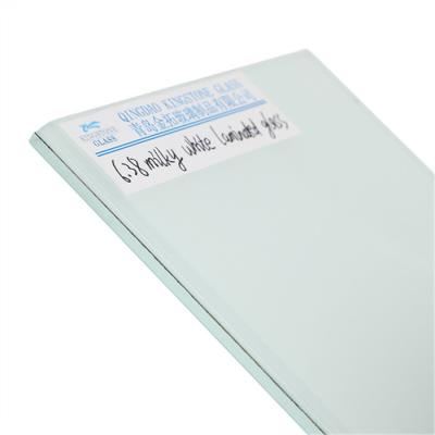 China 6.38mm Farbglas Milchweiß Glas PVB zu verkaufen