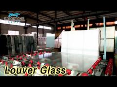 Window Louver Glass Panel 5mm Thickness Rectangle Clear High Durability