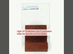 High UV Protection Low E Laminated Glass for Security and Durability