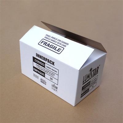 China Auto lock Bottom Printed Corrugated Box Packaging for sale