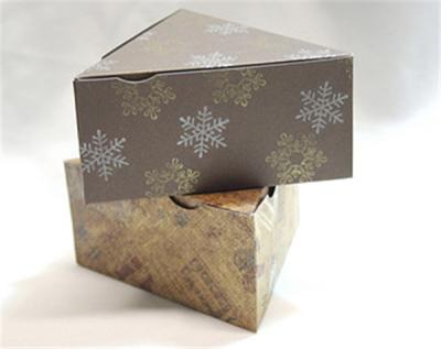 China Small Cake Box Slice Packaging Box for Baked Food for sale