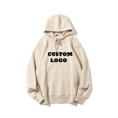 China Breathable 300 gsm Cotton Fabric Mens Vintage Hoodies Streetwear Customize Blank Casual Oversized Printing Embroidery Logo Hoodie for sale