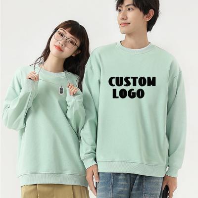 China Breathable Wholesale Men's Customized Logo Silk Screen Print Advantaged Fabric Sweatshirt Comfortable  Unisex Oversized Hoodies for sale