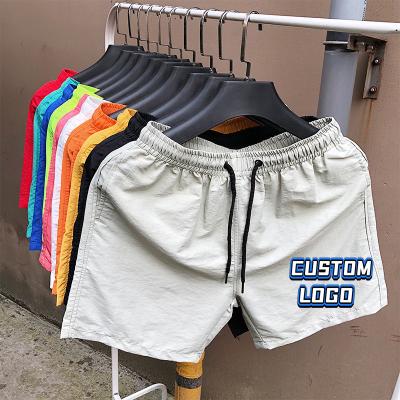 China QUICK DRY 2023  Men's Casual Blank Shorts Summer Beach Shorts Men Running Swimwear Shorts Custom Logo Embroidered Print Pants for sale