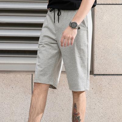 China QUICK DRY Custom 200g 100% Cotton French Terry Drawstring Men Jogger Shorts Wholesale Casual Outdoor Pants Men Sweat Shorts for sale