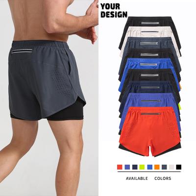 China QUICK DRY Custom Logo Printing Men's Workout Mens Mesh Shorts Running GYm Training Outdoor Sport Gym Shorts for sale