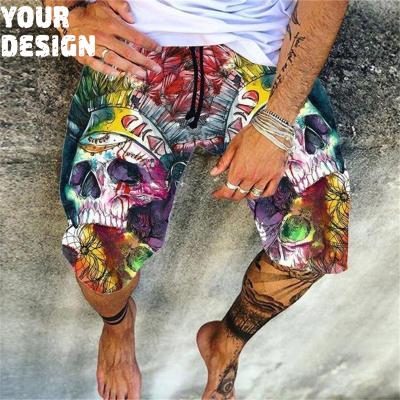 China QUICK DRY Summer Custom 3D Digital Printing Beach Shorts Hawaii Daily Leisure Sports Men's Beachwear  Shorts for sale