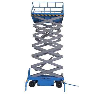 China Durable Using Portable Push Scissor Lift Promotional Various for sale