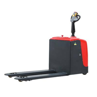 Cina Electric Stand On Pallet Jack Cargo Stand On Riding Pallet Trucks Forklift in vendita