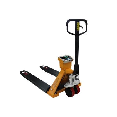 China Attractive Price Pallet Truck Forklift Electronic Scale Hand Pallet Forklift Trucks For Sales zu verkaufen