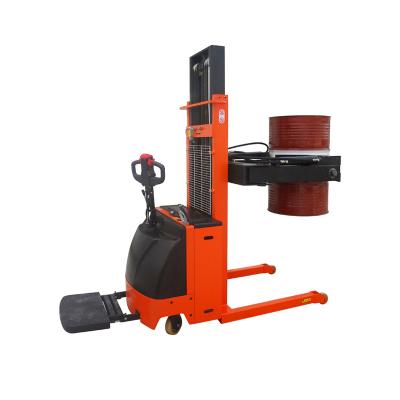 China Hot Sale Hydraulic Drum Stacker Electric Oil Drum Stacker Trucks Forklifts for sale