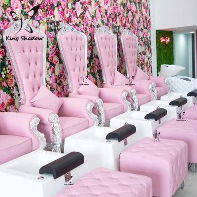 China Durable full set nail salon furniture manicure table pedicure chair foot spa station with good quality for sale