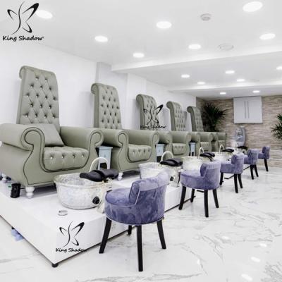 China Mordern Modern Design Spa Chair Package Nail Salon Furniture Package With Manicure Stations for sale