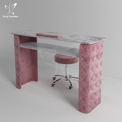 China Decorative Features Nail Care Table Manicure Chair Nail Salon Furniture Nail Dryer Beauty Salon Equipment for sale