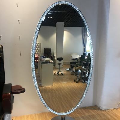 China Beauty Hair Salon Furniture Barber Mirror Station Barber Station for Barber Mirror Station with Light for sale