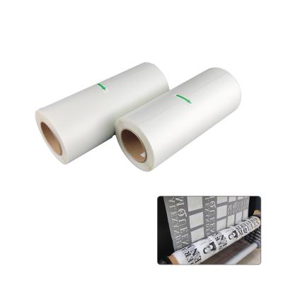 China Translucent 75U DTF PET Film Roll Single Side Matte 30cm 33cm 60cm for sale