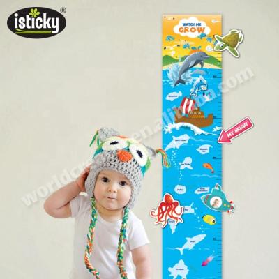 China Removable and Reusable Wall Sticker Removable Reusable Kids Growth Chart Tape Stickers for sale