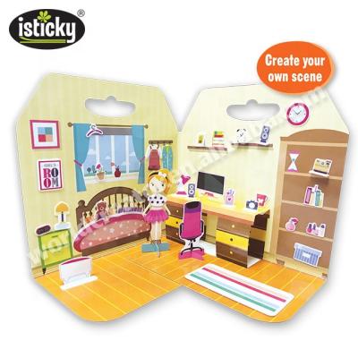 China Stickers are removable washable silicone stickers play board bedroom game for sale