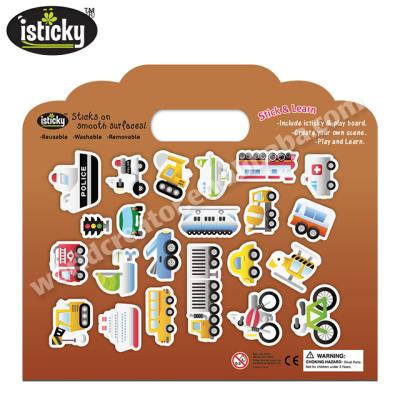 China 2019 isticky traffic tape sticker new style kids cartoon sticker toys sticker early educational toys for sale