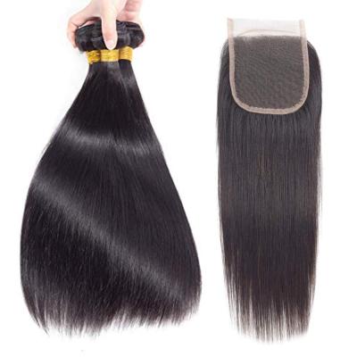 China Straight 3+1 Wigs Bone HD Straight Transparent Lace Closure Hair Frontal Wigs For Black Women for sale