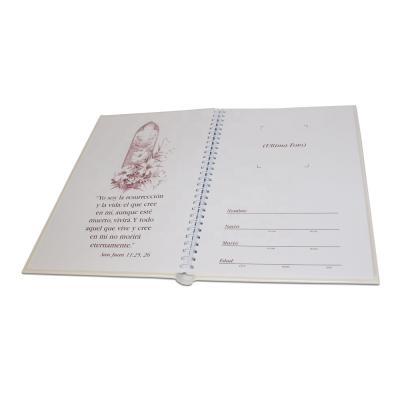 China paper & Cardboard Signature Memorial Register Custom Printing Funeral Guest Book for sale