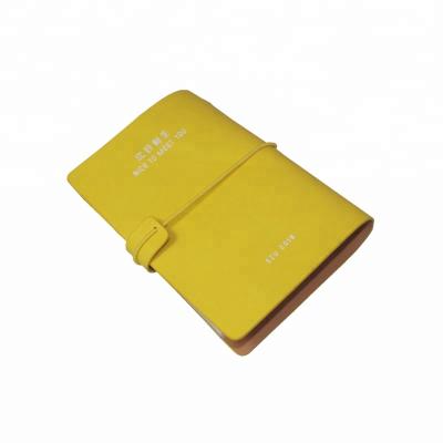 China Best quality promotional printed a5 pocket wholesale planner with elastic band for sale