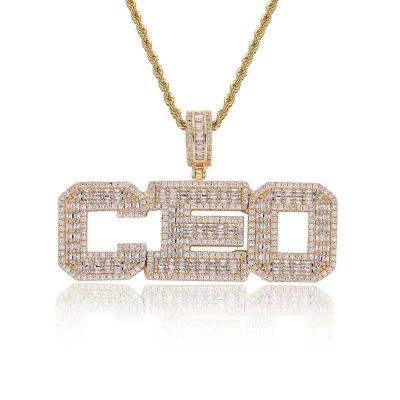 China FASHIONABLE hip hop mixing T squares, hiphop stippling electroplating men's personality pendant real gold necklace for sale