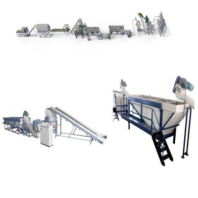 China HDPE Bottle Cleaner Machine Automatic Plastic Bottle Crusher For Recycling for sale