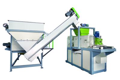 China Automatischer Kunststoffpresstrockner 1400kg/hr Kunststoffrecycling Extruder 280kW zu verkaufen