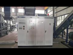 rigid plastic pelletizing recycling extruder machine