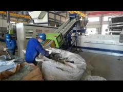 Sj Series Single Screw Extruder 300kg/Hr Two Stage Recycling Machine For Pelletizing