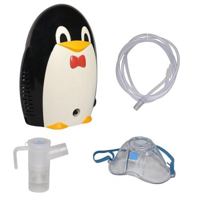 中国 Cute Pig Kids Compressor Nebulizer Cartoon Compresor Built-In Battery For Home Use 販売のため