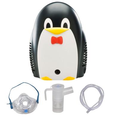 中国 Vibrating Ultrasonic Kids Compressor Nebulizer Inhaler 10ml Atomizer Shell Portable Cartoon Type 販売のため