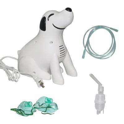 中国 Yellow Cartoon Kids Compressor Nebulizer Built-In Battery For Home Heath Care 販売のため