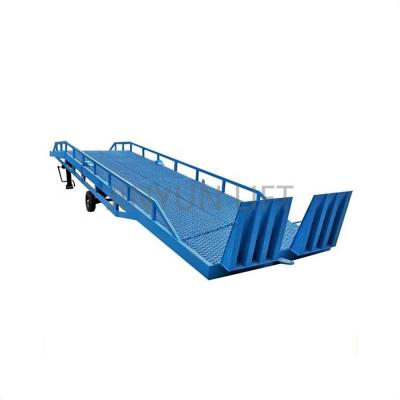 China Hotels Best Sale 6t Manufacturer Forklift Container Loading Dock Ramps Machine Mobile Yard Ramp for sale