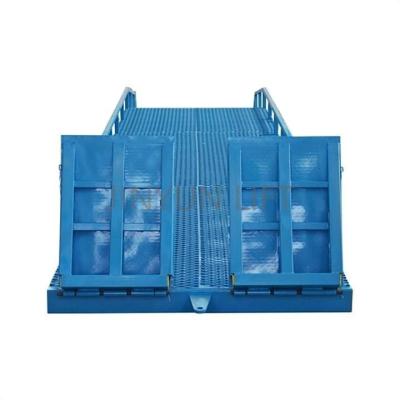 China Hotels 10 Ton Capacity Durable Factory Container Use Yard Ramp Dock Ramp For Warehouse Hydraulic Dock Leveler for sale