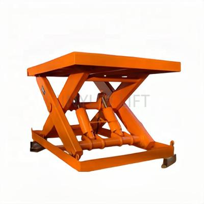 China Hotels Good Sale Warehouse Material Handling Scissor Lifts Price Stationary Hydraulic Table Lift for sale