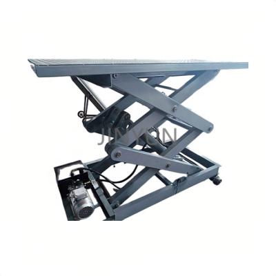 China Hotels Electric Hydraulic Stationary Scissor Lift Table For Goods Lifting Hydraulic Scissor Lift Platform for sale