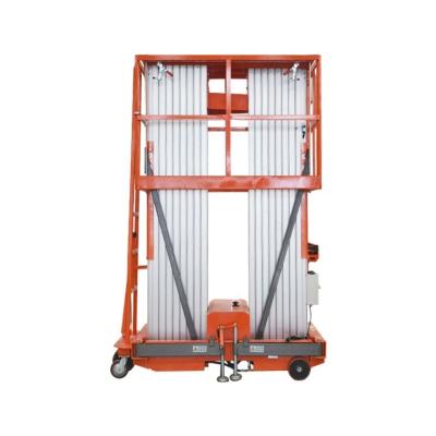 China Hotels 8M CE ISO Low Price Mobile Double Aluminum Lift Platform For Aerial Work for sale