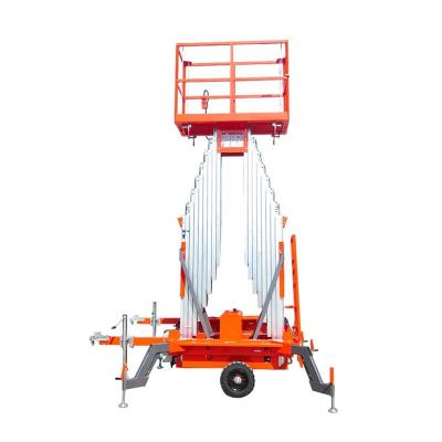 China Hotels 12M Ce Approved Aluminum Alloy Hydraulic Man Lift Table for Cleaning for sale