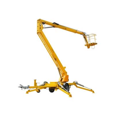 China Hotels 10m/12m/14m/16m/18m Towable Boom Man Lift Hydraulic Aerial Work Platform Factory Price For Sale for sale