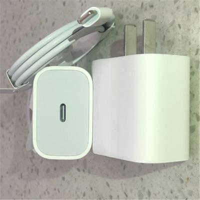 China 20W/18W QC3.0 Fast Charging Type-C USB-C 18W/20W Palladium Charger Power Adapter EU/US Charger For Original iPhone 12 Charger Wholesale for sale