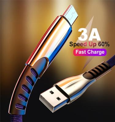 China Micro Micro USB Cable 3A USB Sync Data Mobile Phone Adapter Charger Fast Charging Cable For Samsung Xiaomi Sony Huawei Android Cables for sale