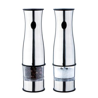 China Sustainable High Quality Electronic Chargeable Kitchen Stainless Steel Spice Sea Salt and Pepper Grinder Dry Grinder for sale