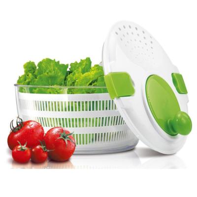 China Sustainable Plastic Vegetable Washing Basket Strainer Salad Spinner for sale