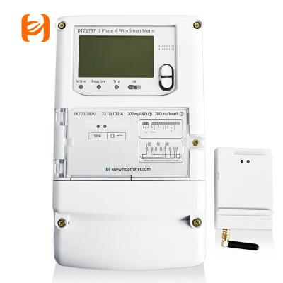 China Wireless/NB-loT/4G/lora/GPRS smart three-phase power meter electricity meter DDZY1737 for sale