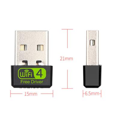 China Mini Usb Wifi Adapter 150mbps Wi-Fi Adapter 2.4g Usb Wifi Dongle 2.4g Network Card Antenna Desktop Wi-Fi Receiver for sale