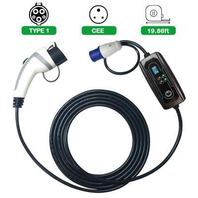 China Factory Manufacture High Quality TYPE 1 EV Charger 2022 2022 ECO Socket 240v Voltage Monitoring for sale