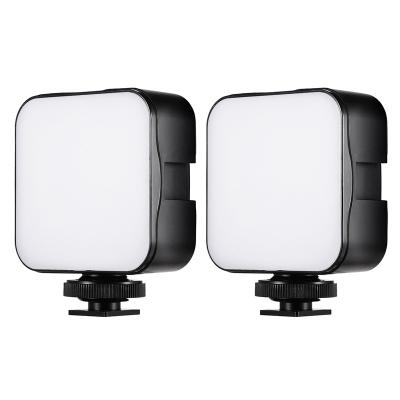 China Andoer 2pcs Mini Photography Lamp 6500K Dimmable 5W LED Video Fill Light Pack for sale