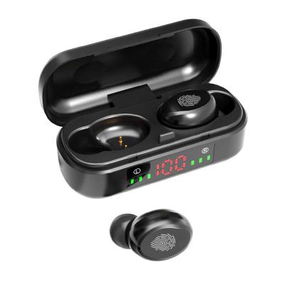 China V8 Wireless In-Ear Headphones BT5.0 LED Display Screen Ergonomic Sports Earbuds for sale